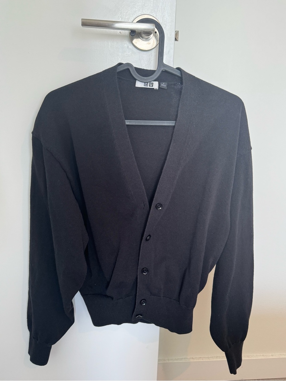 UNIQLO Black Open-Front Women's Cardigan